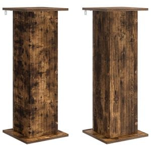 vidaXL &Beta;ά&sigma;&eta; &phi;&upsilon;&tau;ώ&nu; 2 pcs &Kappa;&alpha;&pi;&nu;&iota;&sigma;&mu;έ&nu;&omicron; &Xi;ύ&lambda;&omicron; &Delta;&rho;&upsilon;ό&sigmaf; 30,5 x 30 x 80,5 &epsilon;&kappa;