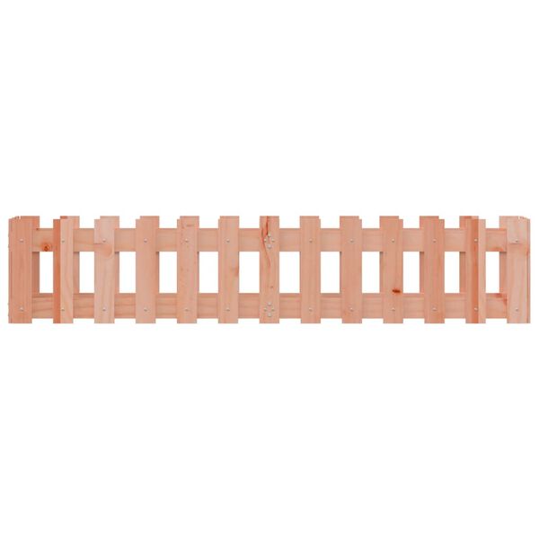vidaXL Ζαρντινιέρα Υπερυψωμένη Φράχτης 150x30x30 εκ Μασίφ Ψευδοτσούγκα