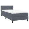 vidaXL &Kappa;&rho;&epsilon;&beta;ά&tau;&iota; Boxspring &mu;&epsilon; &Sigma;&tau;&rho;ώ&mu;&alpha; &Sigma;&kappa;&omicron;ύ&rho;&omicron; &Gamma;&kappa;&rho;&iota; 90x210 &epsilon;&kappa;. &Beta;&epsilon;&lambda;&omicron;ύ&delta;&iota;&nu;&omicron;
