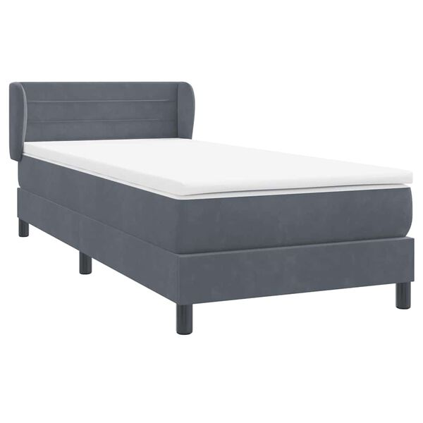 vidaXL &Kappa;&rho;&epsilon;&beta;ά&tau;&iota; Boxspring &mu;&epsilon; &Sigma;&tau;&rho;ώ&mu;&alpha; &Sigma;&kappa;&omicron;ύ&rho;&omicron; &Gamma;&kappa;&rho;&iota; 90x210 &epsilon;&kappa;. &Beta;&epsilon;&lambda;&omicron;ύ&delta;&iota;&nu;&omicron;