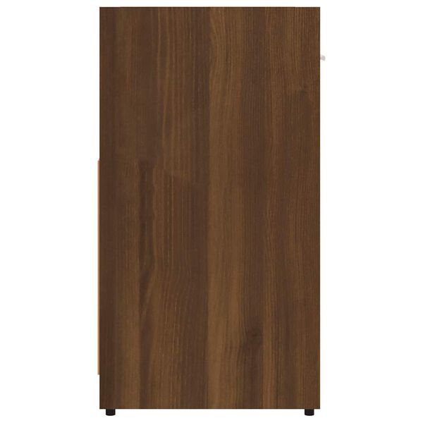 vidaXL Ντουλάπι Μπάνιου Καφέ Δρυς 60x33x60 εκ. Επεξεργασμένο Ξύλο