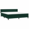 vidaXL Box Spring &kappa;&rho;&epsilon;&beta;ά&tau;&iota; &mu;&epsilon; &sigma;&tau;&rho;ώ&mu;&alpha; &sigma;&kappa;&omicron;ύ&rho;&omicron; &pi;&rho;ά&sigma;&iota;&nu;&omicron; 180x220cm &Beta;&epsilon;&lambda;&omicron;ύ&delta;&iota;&nu;&omicron;