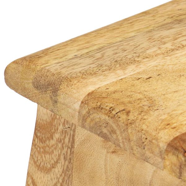 vidaXL Κομοδίνο 28 x 28 x 46 εκ. από Μασίφ Ξύλο Μάνγκο