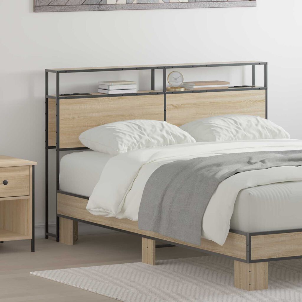 vidaXL Κεφαλάρι Αποθήκης Sonoma Oak 135 εκ. Επεξεργασμένο ξύλο