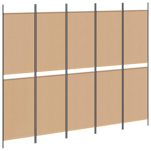 vidaXL 5-Panel &Delta;&iota;&chi;&tau;&upsilon;&omicron;&theta;ή&kappa;&eta; &Mu;&pi;&epsilon;&zeta; 250 x 200 cm Ύ&phi;&alpha;&sigma;&mu;&alpha;