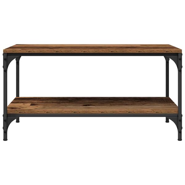vidaXL Τραπεζάκι σαλονιού Παλαιό ξύλο 80 x 50 x 40 cm