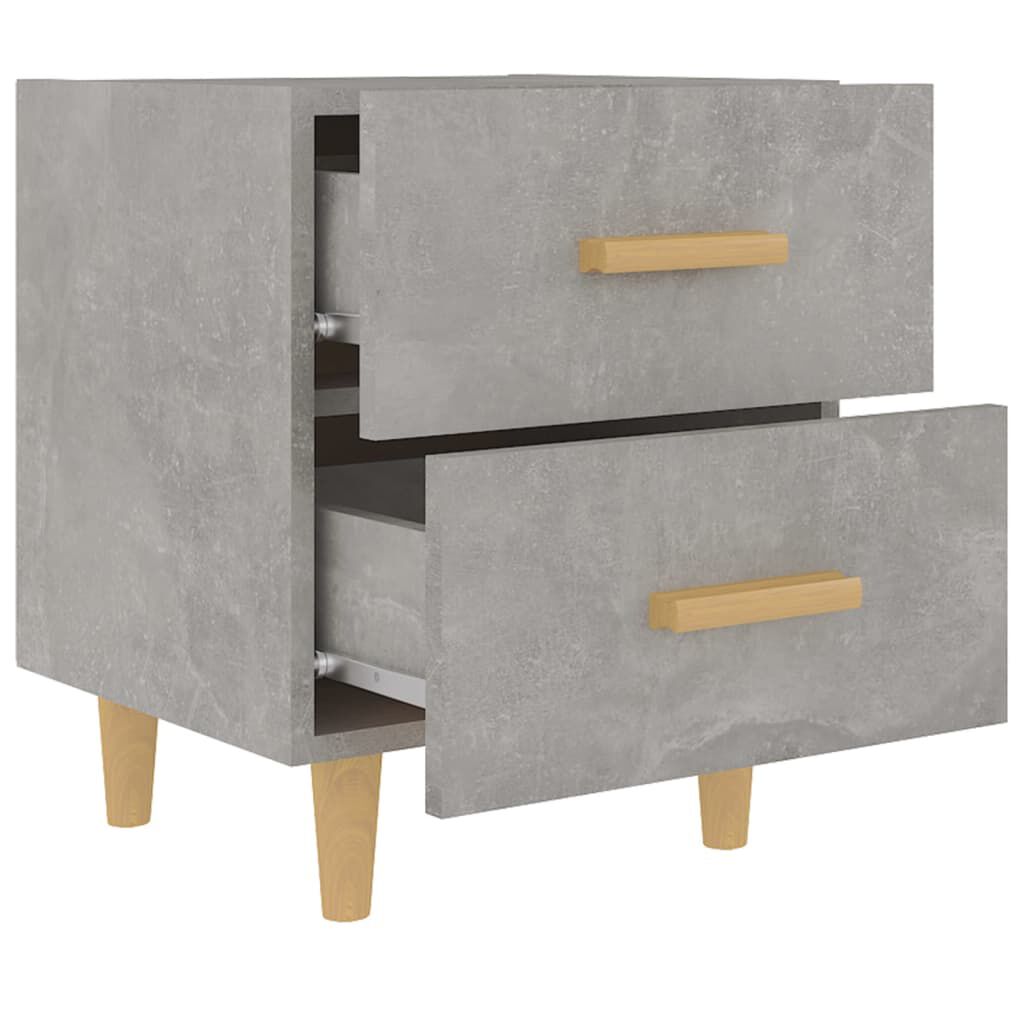 vidaXL Κομοδίνο Γκρι Σκυροδέματος 40 x 35 x 47,5 εκ.
