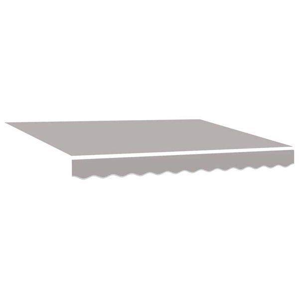 vidaXL Σκηνίτσα Αναδιπλούμενη Ανοιχτό γκρι 350 x 200 cm