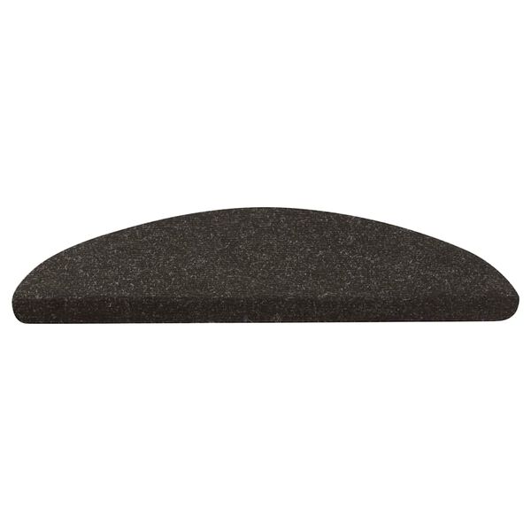 vidaXL Πατάκια Σκάλας Αυτοκόλλητα 30 τεμ. Μαύρα 56 x 17 x 3 εκ.