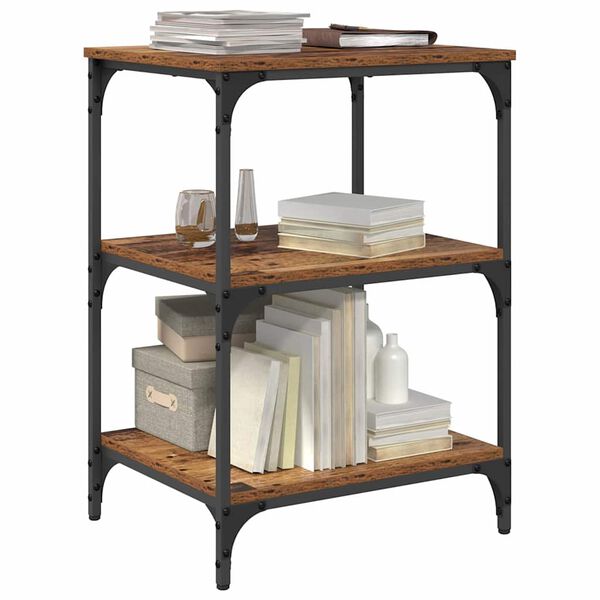 vidaXL Σταντ Εκτυπωτή Παλιό Ξύλο 50 x 41 x 75 εκ Επεξεργασμένο ξύλο