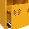 vidaXL Ντουλάπι Μουσταρδί 68x39x73,5 εκ. από Χάλυβα Ψυχρής Έλασης