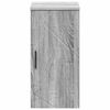 vidaXL Ντουλάπι Μπάνιου με αποθήκευση Γκρι sonoma 30 x 31,5 x 61 εκ