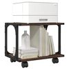 vidaXL Βάση Εκτυπωτή 2 Επιπέδων Καφέ Δρυς 41x28x33,5 εκ Επεξ. Ξύλο