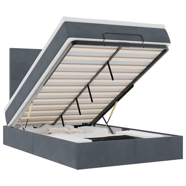 vidaXL &Omicron;&theta;&omega;&mu;&alpha;&nu;&iota;&kappa;ό &kappa;&rho;&epsilon;&beta;ά&tau;&iota; &mu;&epsilon; &sigma;&tau;&rho;ώ&mu;&alpha;&tau;&alpha; & LEDs &Sigma;&kappa;&omicron;ύ&rho;&omicron; &gamma;&kappa;&rho;&iota; &Beta;&epsilon;&lambda;&omicron;ύ&delta;&omicron;