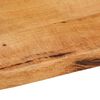 vidaXL Επιφάνεια Τραπεζιού 80x80x2,5 εκ. Live Edge Μασίφ Ξύλο Μάνγκο