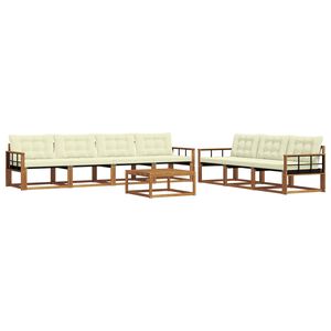 vidaXL &Sigma;&epsilon;&iota;&rho;ά &Kappa;&alpha;&nu;&alpha;&pi;έ &Epsilon;&xi;&omega;&tau;&epsilon;&rho;&iota;&kappa;&omicron;ύ &mu;&epsilon; &mu;&alpha;&xi;&iota;&lambda;ά&rho;&iota; 8 pcs &Phi;&upsilon;&sigma;&iota;&kappa;ό &kappa;&alpha;&iota; &Kappa;&rho;έ&mu;&alpha;