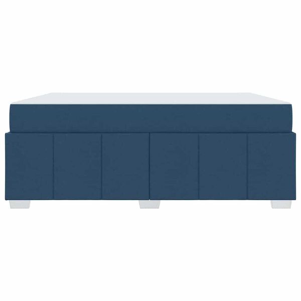 vidaXL Σκελετός Κρεβατιού Μπλε 180 x 200 cm ύφασμα