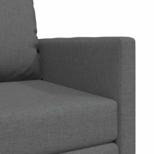 vidaXL Καναπές-Κρεβάτι Δαπέδου 2 σε 1 Σκ. Γκρι 112x174x55 εκ. Ύφασμα