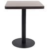 vidaXL Τραπέζι Bistro Σκούρο Καφέ 60 x 60 εκ. από MDF