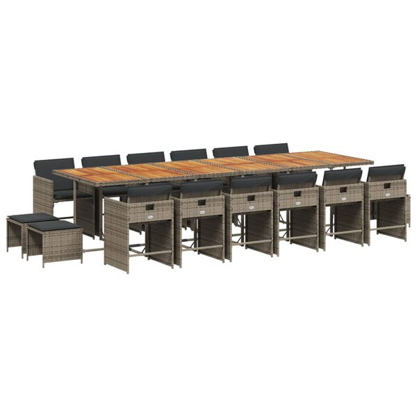 vidaXL &Sigma;&epsilon;&tau; &Tau;&rho;&alpha;&pi;&epsilon;&zeta;&alpha;&rho;ί&alpha;&sigmaf; &Kappa;ή&pi;&omicron;&upsilon; 17 &tau;&epsilon;&mu;. &Gamma;&kappa;&rho;&iota; &alpha;&pi;ό &Sigma;&upsilon;&nu;&theta;. &Rho;&alpha;&tau;ά&nu; &mu;&epsilon; &Mu;&alpha;&xi;&iota;&lambda;ά&rho;&iota;&alpha;