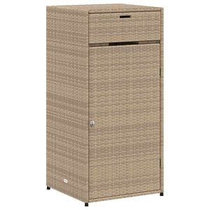 vidaXL &Nu;&tau;&omicron;&upsilon;&lambda;ά&pi;&iota; &Alpha;&pi;&omicron;&theta;ή&kappa;&epsilon;&upsilon;&sigma;&eta;&sigmaf; &Kappa;ή&pi;&omicron;&upsilon; Beige 55x55x111 &epsilon;&kappa;. &Sigma;&upsilon;&nu;&theta;&epsilon;&tau;&iota;&kappa;ό &Rho;&alpha;&tau;ά&nu;