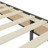 vidaXL Πλαίσιο Κρεβατιού Boxspring Γκρι 140 x 200 εκ. Υφασμάτινο
