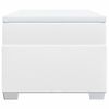 vidaXL Κρεβάτι Boxspring με Στρώμα Λευκό 80 x 200 εκ. Συνθετικό Δέρμα