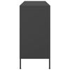 vidaXL Ντουλάπι Μαύρο 100,5x39x79 εκ. από Χάλυβα