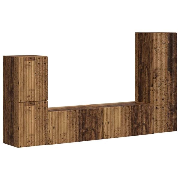 vidaXL &Sigma;&epsilon;&tau; &epsilon;&pi;ί&pi;&lambda;&omicron;&upsilon; &tau;&eta;&lambda;&epsilon;ό&rho;&alpha;&sigma;&eta;&sigmaf; 4 pcs &Pi;&alpha;&lambda;&iota;ό &xi;ύ&lambda;&omicron; &Epsilon;&pi;&epsilon;&xi;&epsilon;&rho;&gamma;&alpha;&sigma;&mu;έ&nu;&omicron; &xi;ύ&lambda;&omicron;