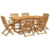 vidaXL &Sigma;&epsilon;&tau; &Tau;&rho;&alpha;&pi;&epsilon;&zeta;&alpha;&rho;ί&alpha;&sigmaf; &Kappa;ή&pi;&omicron;&upsilon; 7 &Tau;&epsilon;&mu;&alpha;&chi;ί&omega;&nu; 180x90x75 &epsilon;&kappa;. &Mu;&alpha;&sigma;ί&phi; &Alpha;&kappa;&alpha;&kappa;ί&alpha;
