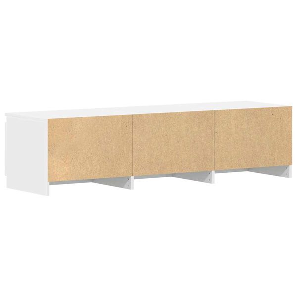 vidaXL Έπιπλο Τηλεόρασης Λευκό 140 x 40 x 35,5 εκ. από Επεξ. Ξύλο