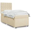 vidaXL &Kappa;&rho;&epsilon;&beta;ά&tau;&iota; Boxspring &mu;&epsilon; &Sigma;&tau;&rho;ώ&mu;&alpha; &Kappa;&rho;&epsilon;&mu; 90x190 &epsilon;&kappa;.&Upsilon;&phi;&alpha;&sigma;&mu;ά&tau;&iota;&nu;&omicron;