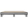 vidaXL Πλαίσιο Κρεβατιού Γκρι Sonoma 180x200 εκ. Επεξ. Ξύλο & Μέταλλο