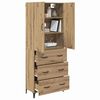 vidaXL Highboard Artisan Oak 69,5 x 34 x 180 &epsilon;&kappa;. &Epsilon;&pi;&epsilon;&xi;&epsilon;&rho;&gamma;&alpha;&sigma;&mu;έ&nu;&omicron; &xi;ύ&lambda;&omicron;