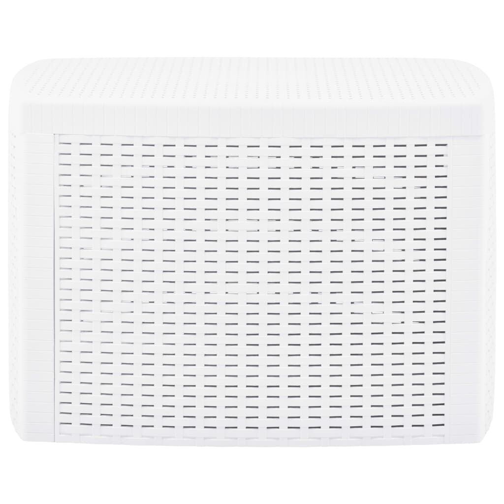vidaXL Βοηθητικό Τραπέζι Λευκό 54 x 54 x 36,5 εκ. Πλαστικό