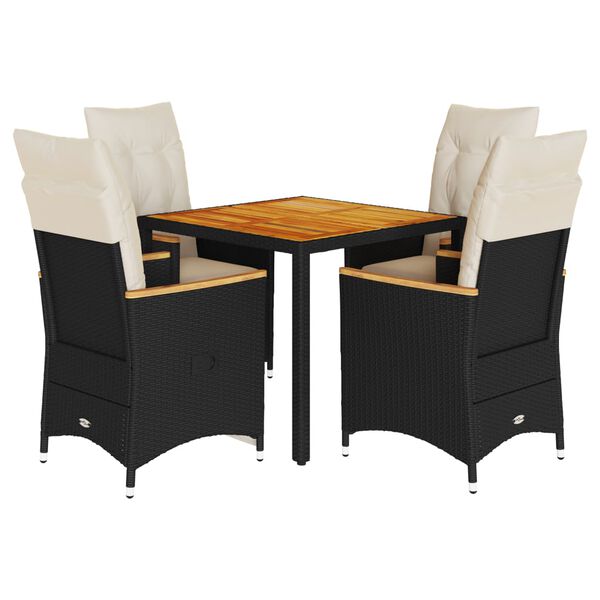 vidaXL &Sigma;&epsilon;&tau; &Tau;&rho;&alpha;&pi;&epsilon;&zeta;&alpha;&rho;ί&alpha;&sigmaf; &Kappa;ή&pi;&omicron;&upsilon; 5 &Tau;&epsilon;&mu;&alpha;&chi;ί&omega;&nu; &Mu;&alpha;ύ&rho;&omicron; &Sigma;&upsilon;&nu;&theta;. &Rho;&alpha;&tau;ά&nu; &mu;&epsilon; &Mu;&alpha;&xi;&iota;&lambda;ά&rho;&iota;&alpha;