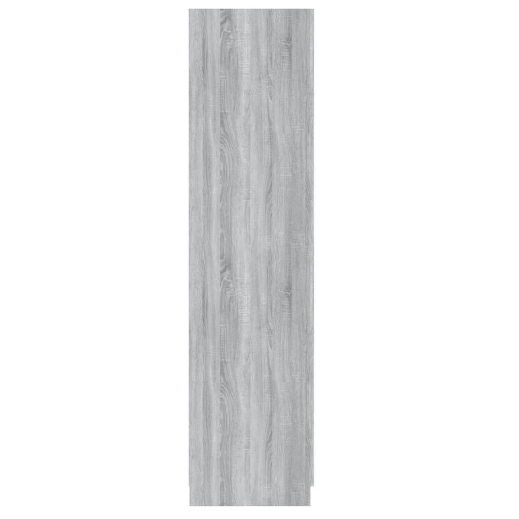vidaXL Ντουλάπα Γκρι Sonoma 90 x 52 x 200 εκ. από Επεξεργασμένο Ξύλο