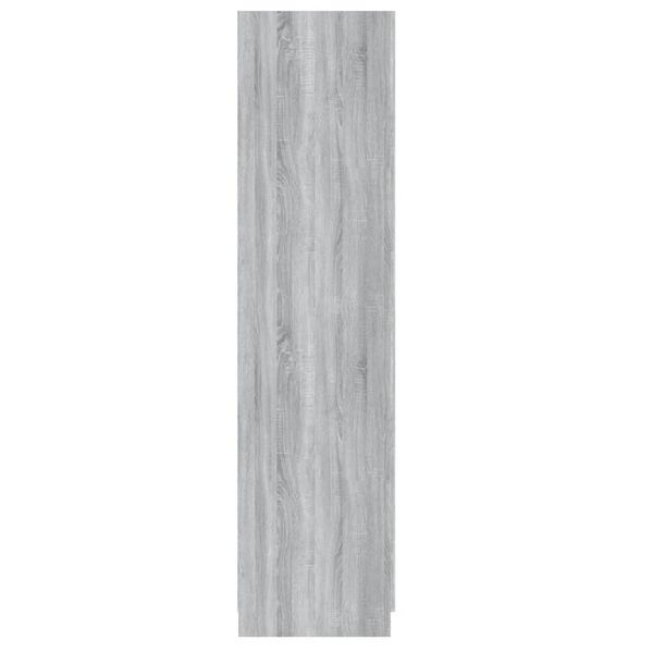 vidaXL Ντουλάπα Γκρι Sonoma 90 x 52 x 200 εκ. από Επεξεργασμένο Ξύλο