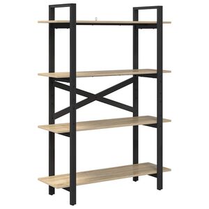 vidaXL &Rho;ά&phi;&iota; &Beta;&iota;&beta;&lambda;ί&omega;&nu; 4 &epsilon;&pi;&iota;&pi;έ&delta;&omega;&nu; 100 x 33,5 x 140 &epsilon;&kappa; &Epsilon;&pi;&epsilon;&xi;&epsilon;&rho;&gamma;&alpha;&sigma;&mu;έ&nu;&omicron; &Xi;ύ&lambda;&omicron;