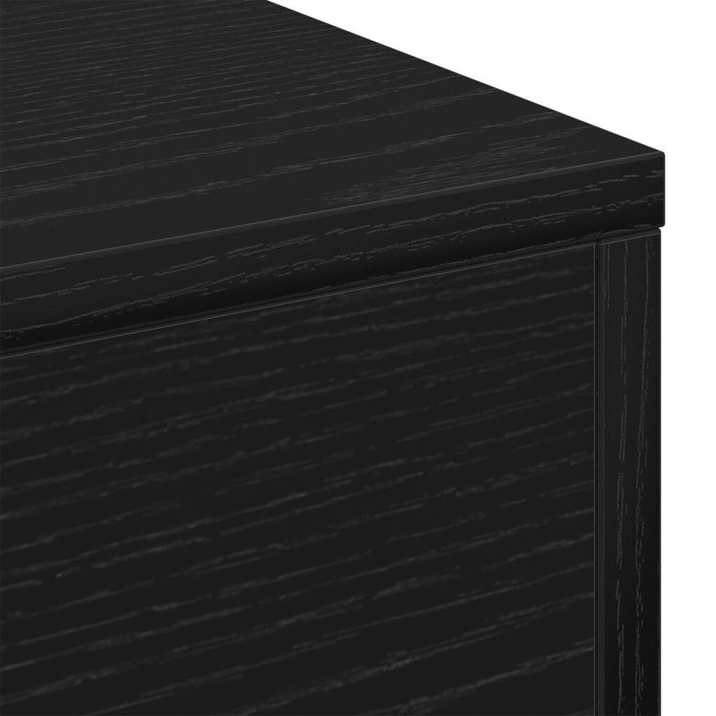 vidaXL Καφετιέρα σε Μαύρη Δρυς 96x50x45 εκ Ξύλο