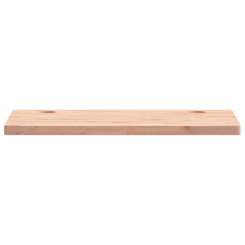 vidaXL Επιφάνεια Γραφείου 100x60x4 εκ. από Μασίφ Ξύλο Οξιάς