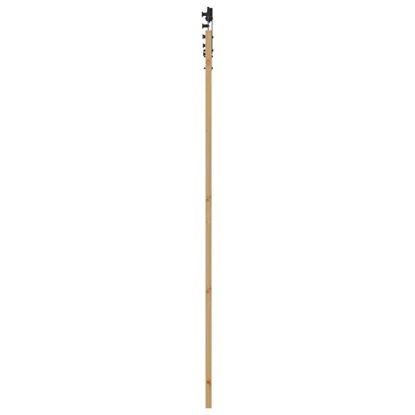 vidaXL Συρόμενη Πόρτα με Σετ Εξαρτημάτων 78x232 cm Μασίφ Ξύλο Πεύκου