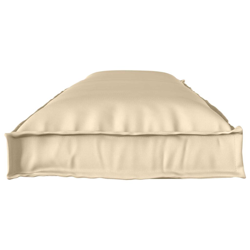 vidaXL Μαξιλάρια Παλέτας για Πάγκο 2 τεμ Μπεζ 150x40x8 εκ Υφάσματος Oxford