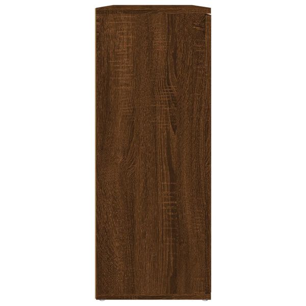 vidaXL Μπουφές Καφέ Δρυς 91x29,5x75 εκ. από Επεξεργασμένο Ξύλο
