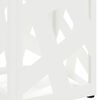 vidaXL Σχέδιο & βάση αποθήκευσης Λευκό 15.5 x 15.5 x 49 εκ Μέταλλο