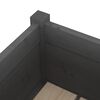 vidaXL Ζαρντινιέρα Γκρι 70 x 31 x 70 εκ. από Μασίφ Ξύλο Πεύκου