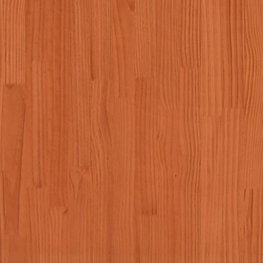 vidaXL Κουκέτα 90x200/140x200 εκ. Καφέ Κεριού από Μασίφ Ξύλο Πεύκου