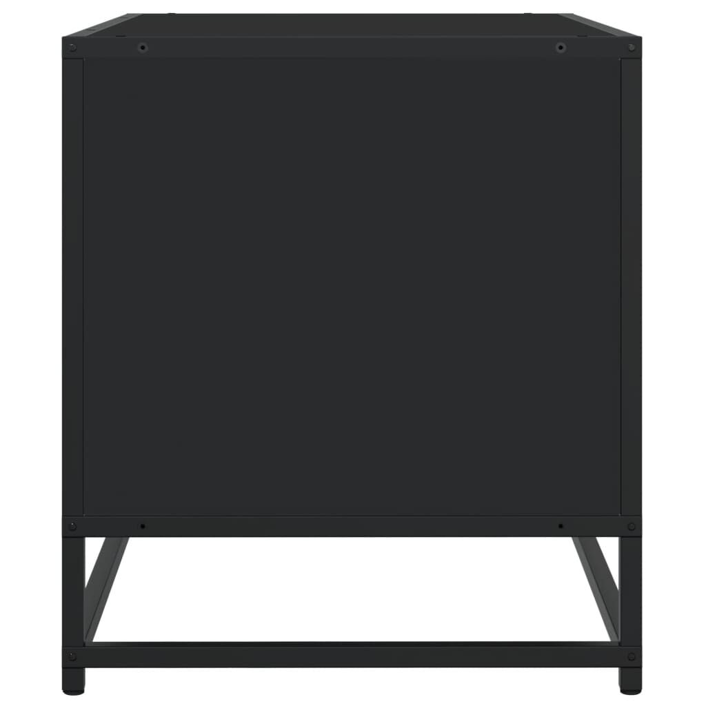 vidaXL Έπιπλο Τηλεόρασης Μαύρο 180x40x46 εκ. από Επεξεργασμένο Ξύλο