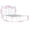 vidaXL Πλαίσιο Κρεβατιού Λευκό 120 x 200 εκ. από Μασίφ Ξύλο
