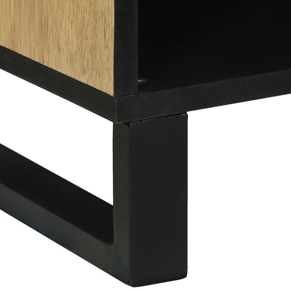 vidaXL Ντουλάπα τηλεόρασης - 100 x 33.5 x 46 εκ., φτιαγμένη από μασίφ ξύλο μάνγκο.